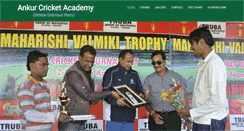 Desktop Screenshot of ankurcricketacademy.com